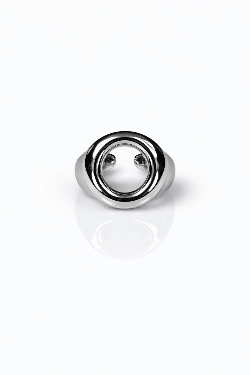 Aura Mirror Ring — Silver
