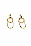 Linked Oval Earrings