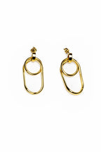Linked Oval Earrings