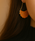 Flare Enamel Statement Earrings
