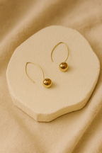 Minimal Orb Hook Earrings