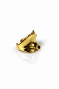 Liquid Form Statement Ring — 18K Gold
