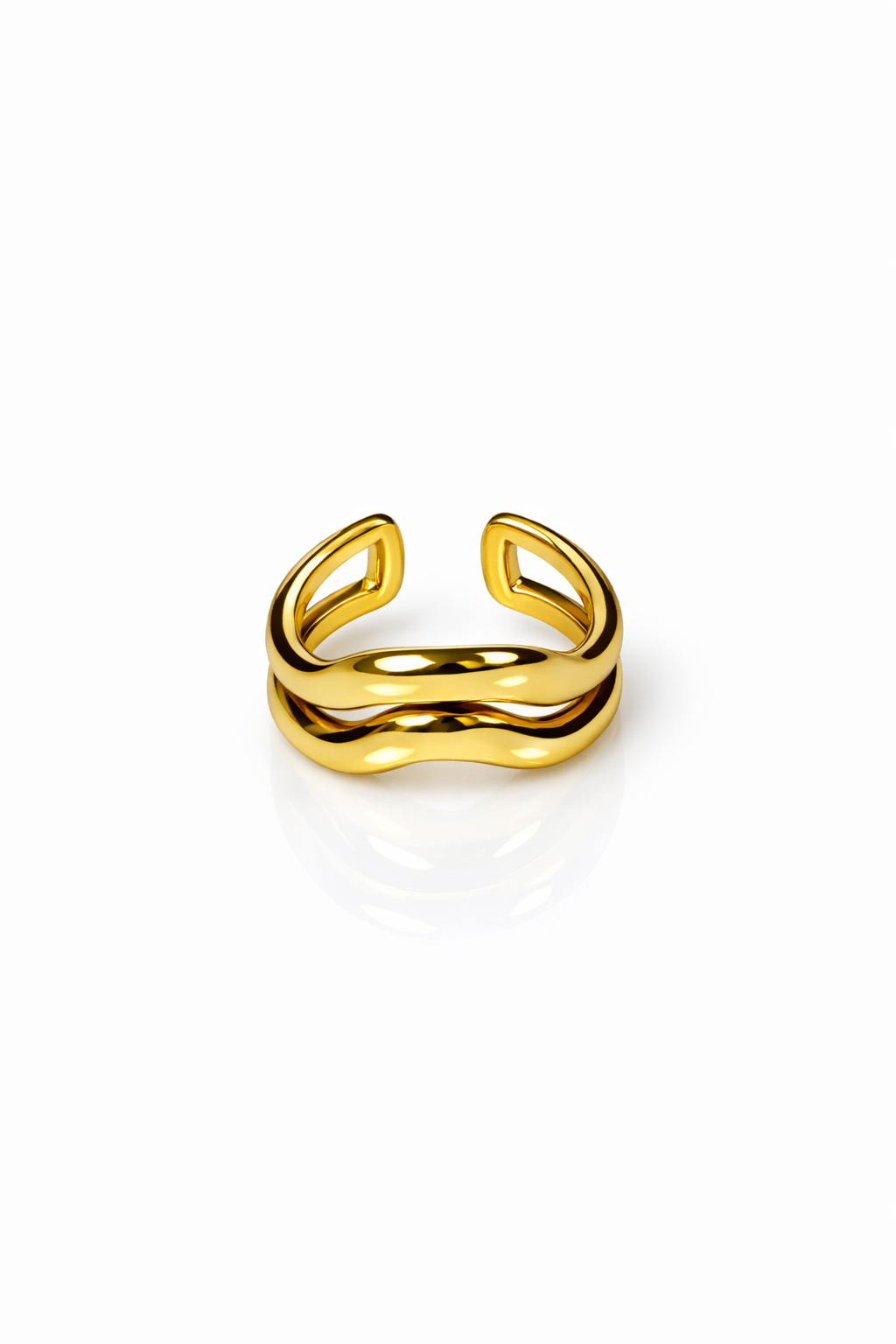 Aura Flow Ring — Gold