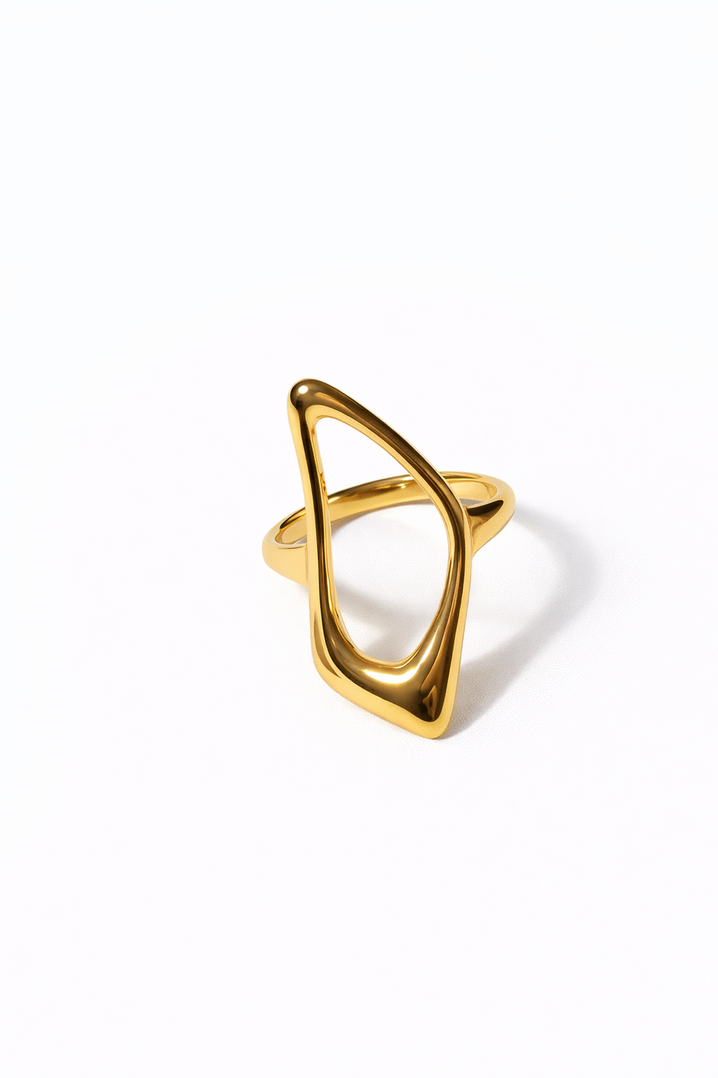 Virela Frame Ring — 18K Gold