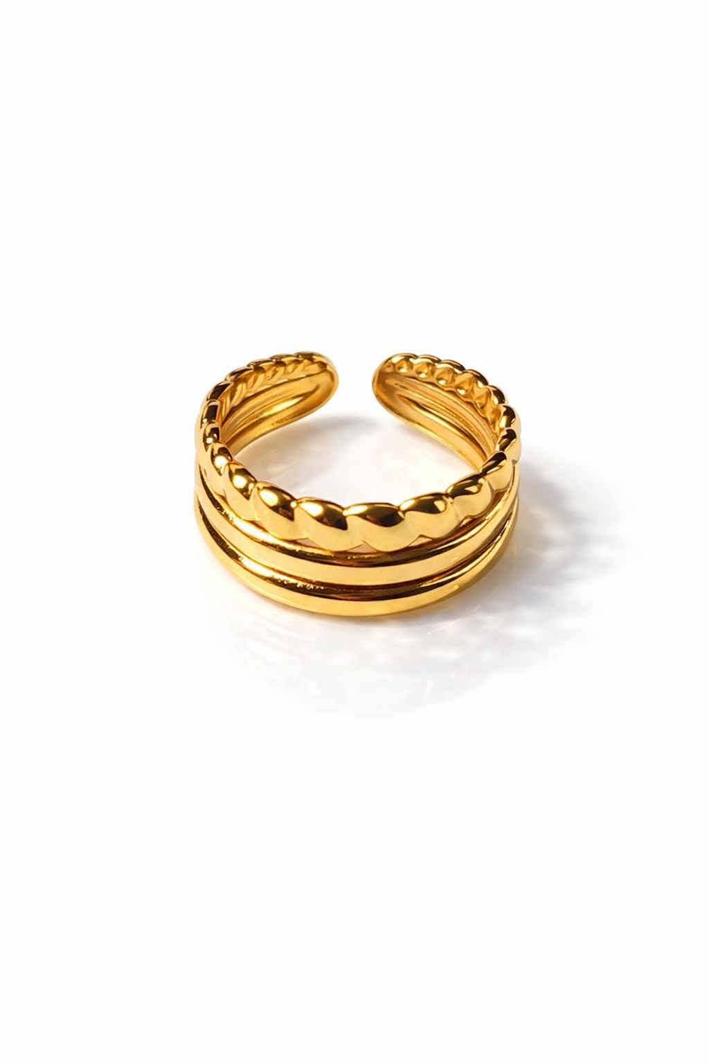Solin Braid Ring — 18K Gold
