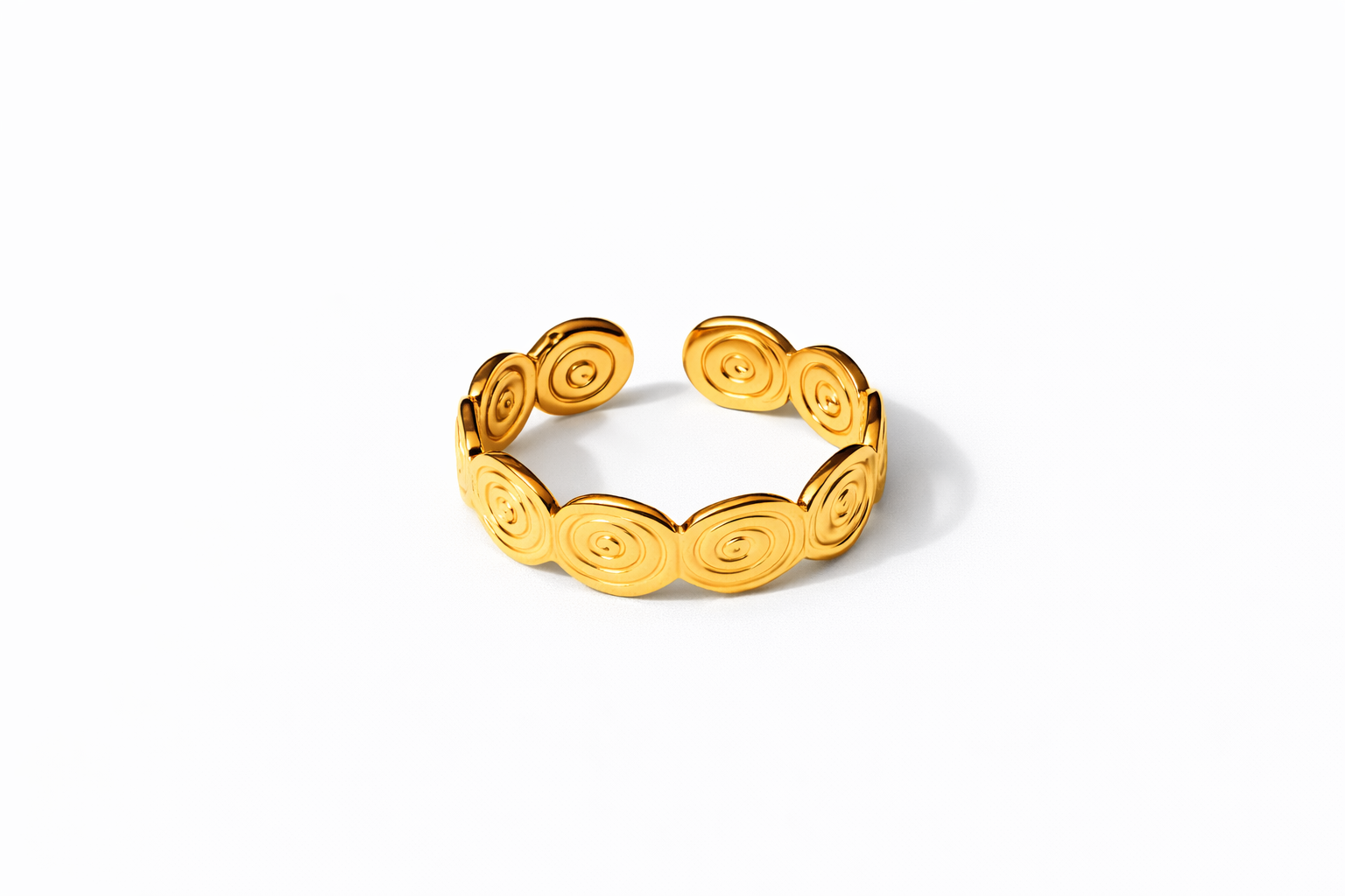 Elio Spiral Ring