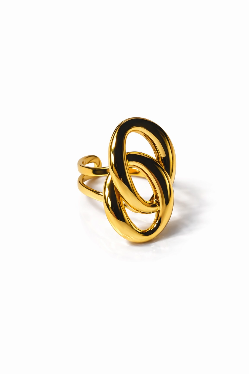 Aurex Interlink Ring — 18K Gold