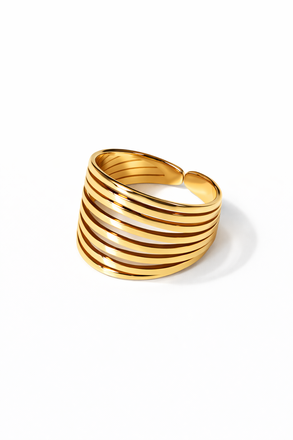Strata Coil Ring