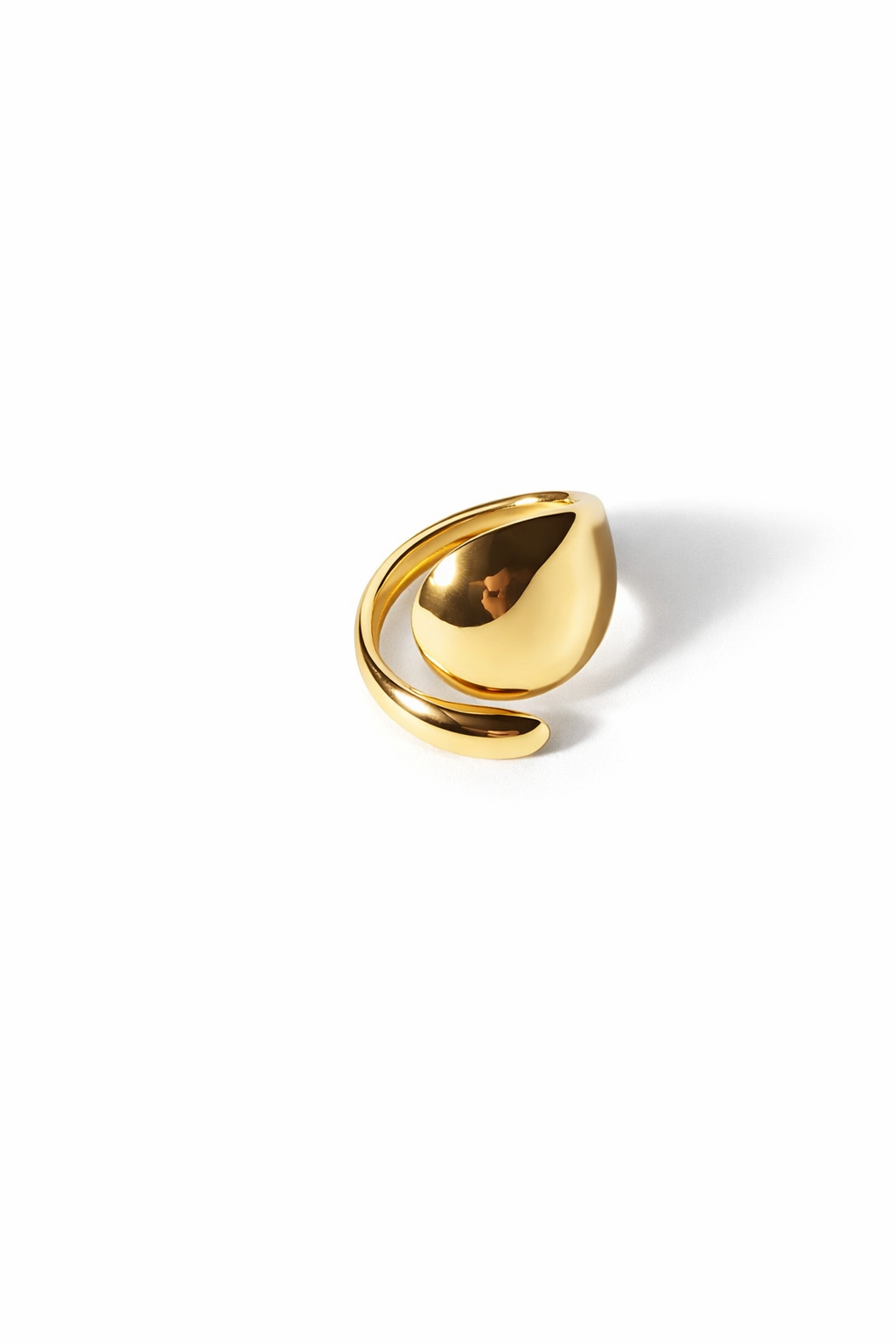 Elara Drop Ring — 18K Gold
